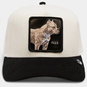 GOORIN BROS THE PITBULL SUEDE TRUCKER HAT/CAP (BEIGE/BLACK) NWT